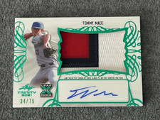 2021 Leaf Trinity TOMMY MACE XRC Rookie RPA Patch/Auto 34/75 GUARDIANS