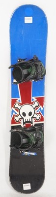 Atomic Mighty D Snowboard 129 cm w/ Bindings (Fits US Size 4.0 - 8.0) Used