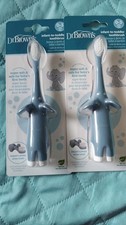 Dr. Brown's Infant to Toddler Training Toothbrush Soft for Baby's 2 pack