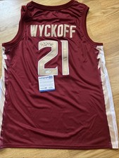 FLORIDA STATE SEMINOLES-BROOKE WYCKOFF SIGNED AUTOGRAPH JERSEY ACOA CERTIFIED