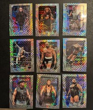 2026 Topps Chrome WWE 9 Card X-Fractor Lot - Lesnar, Breakker, Reed+
