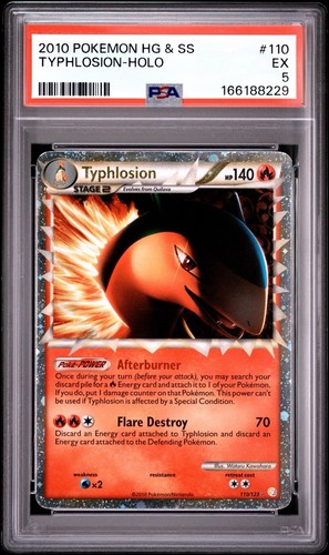 Typhlosion graded PSA 5 for sale on eBay