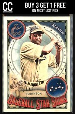 2019 Topps Allen & Ginter #BSS-36 Jackie Robinson Baseball Star Signs Dodgers