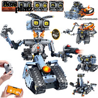 Roboter Bausatz Mit LED Augen Technik Spielzeug FüR Kinder Ab 8 Jahren Jungen
