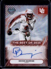 2025 Bowman Best University Devon Dampier The Auto Autograph #BOA-DD Utes