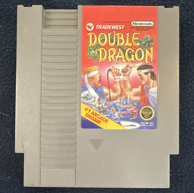 Nintendo NES Double Dragon Game Cartridge - Tested Works NTSC-U/C (US/Canada)