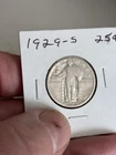 1929-S San Francisco Mint, Silver Standing Liberty Quarter