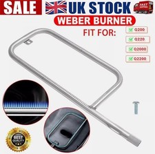 For Weber Q200 Q220 Q2000 Q2200 Stainless Steel Grill Burner Tube With Screw HOT