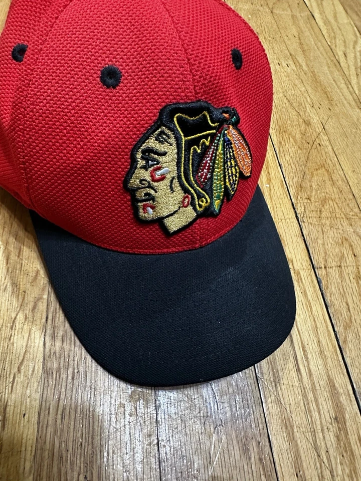 Vintage Chicago Blackhawks Cap Hat Zephyr SnapBack NFL Embroidery - Image 2 of 4