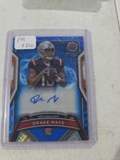 Rare 2025 Topps Resurgence Drake Maye Rookie Auto #87/99 Patriots