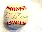 JOEY JAY(57 WS CHAMPS) CINCINNATI SHOW SIGNED & GUARANTEED AUTHENTIC NL BASEBALL