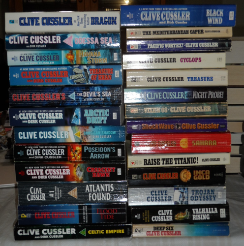 Clive Cussler 26 Book Lot Dark Pitt Series Almost Complete 1-2, 4-5, 7-27 B16 - Picture 7 of 7
