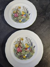 2 Teller, Porzellan, Marke  Schirnding, Motiv Ostern 