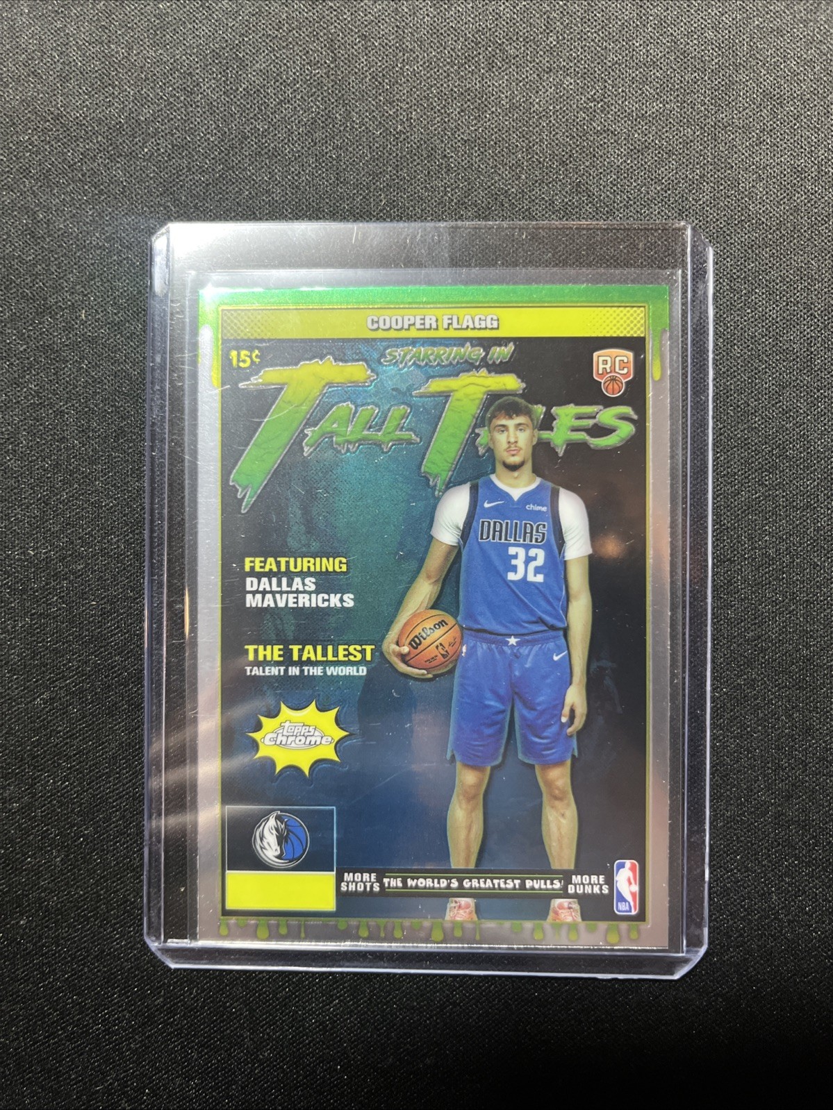 Cooper Flagg Rookie 2025-26 Topps Chrome NBA RC Tall Tales Mavericks #TT-16