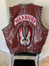 The Warriors movie Genuine Leather Vest Mezco...