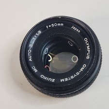Olympus OM-System Zuiko MC Auto-S 50mm f/1.8 Lens - OM Mount MC Japan