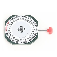 Date @3 Day @12 Quartz Watch Movement 3 Hands Repair Parts For Miyota 2350