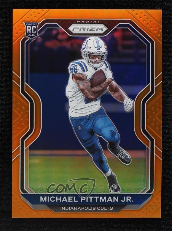2020 Panini Prizm Orange 66/249 Michael Pittman Jr #333 Rookie RC 0hh2