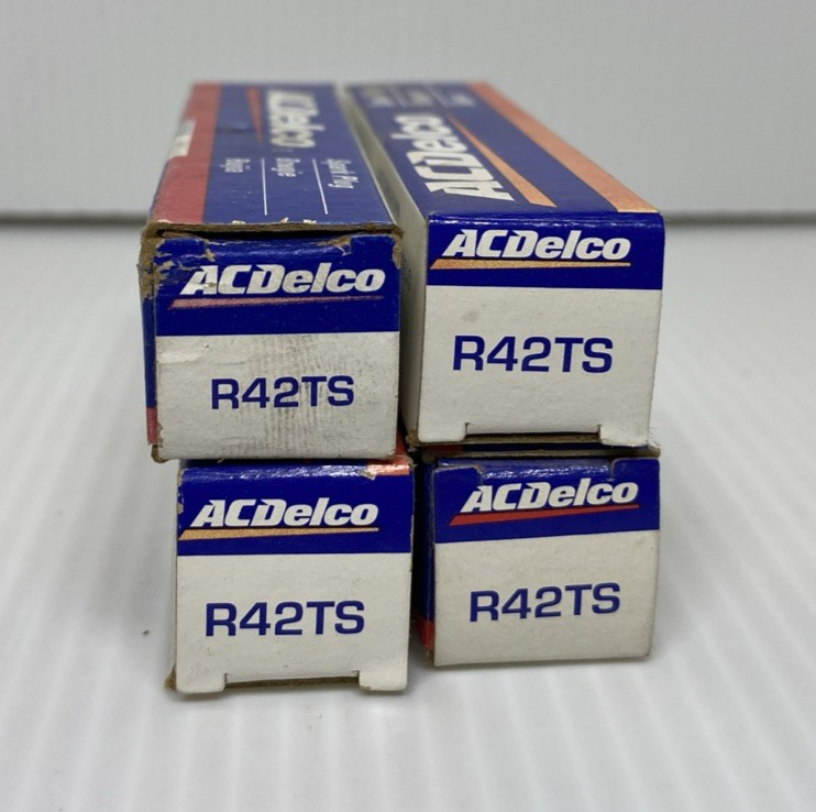 Lot of 4 AC Delco Spark Plugs R42TS