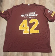 20th Annual Pat’s Run Tillman Foundation Men’s 2XL XXL Maroon Arizona State ASU