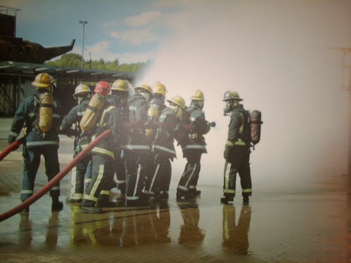 'invincible' handmade red/yellow Fire Hose rubber waterproof dive watchstrap - Picture 2 of 11