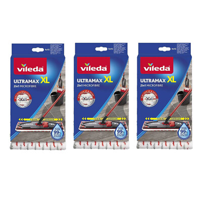 Vileda Ultramax Ultramat XL Ersatzbezug 2in1 Microfibre 3 Stück