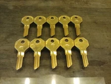ILCO T2 Key Blanks Lot Of 10