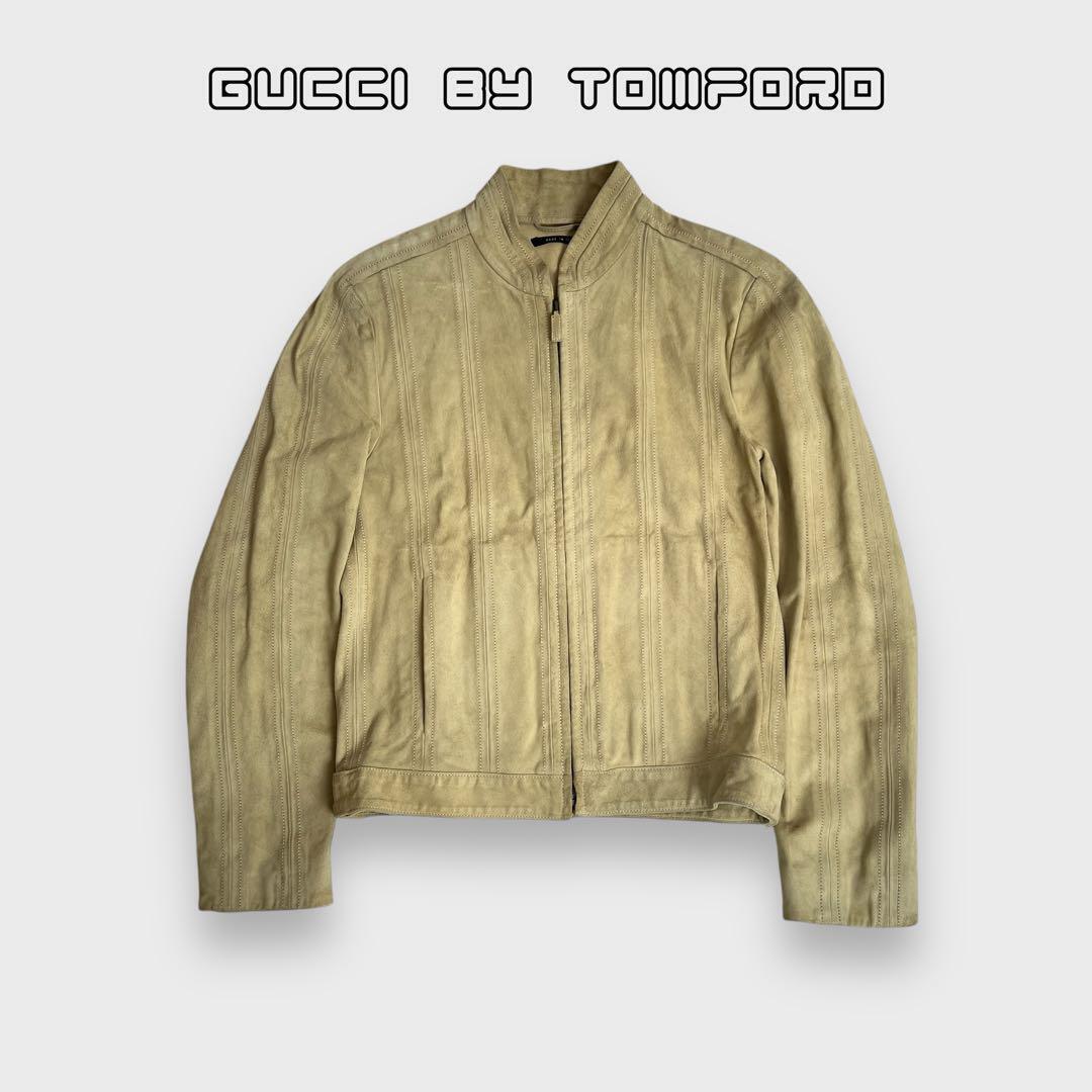 Gucci by Tom ford Leather Jacket Leather 00s men's size 46 Gucci by Tom ford Leather Jacket Leather 00s men's size 46
