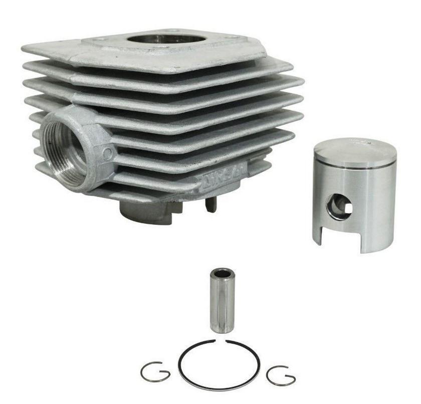 Kit cylindre piston Airsal T6 alu 6 transferts fini la surchauffe sur MBK 51