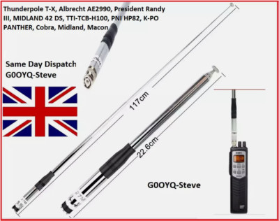 BNC 27 Mhz Antenne Für CB Handheld TX H100 42DS HP82 AE2990 H520 Randy Cobra