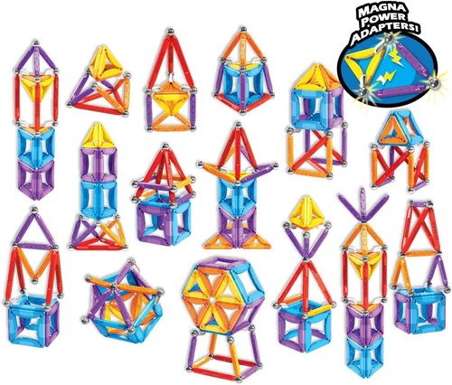 Cra-Z-Art Magtastic 50 Piece Extreme Combo Magnetic Set, Blue - Picture 2 of 2