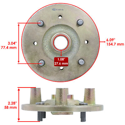 Rear Wheel Hub For Yamaha Rhino 660 YXR660 2005-07 Left Or Right