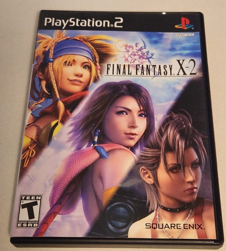 Final Fantasy X-2 Sony PlayStation 2 Sony PS2 Complete CIB Black Label Tested