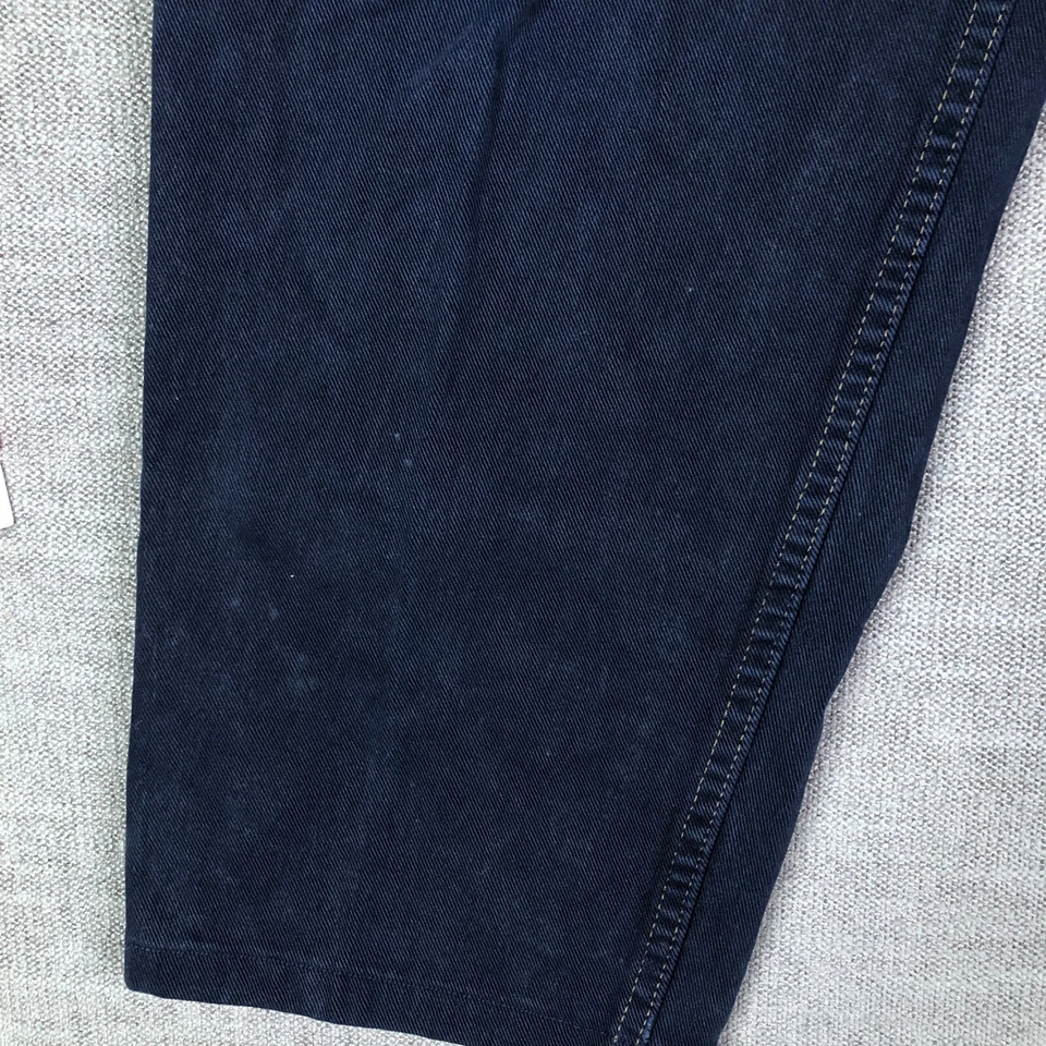 VTG Gap Denim Jeans Mens 30x27 Blue USA Made Baggy Fit Tapered 90s Tag 33x30 - Image 3 of 4