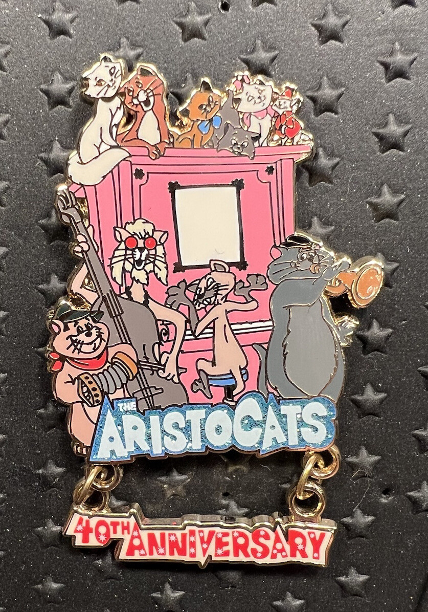 PP RARE MOUSE ROQUEFORT DISNEY MARIE DS Europe Aristocats Piano 40th PIN 79065