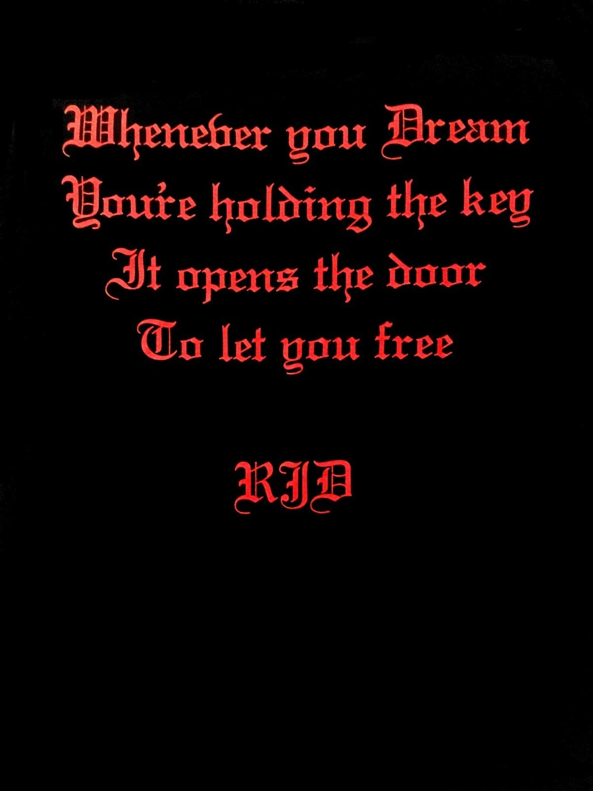 DIO Sacred Heart Double Sided T-Shirt Black Sabbath