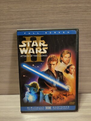 Star Wars Episode II Attack of the Clones DVD Full Screen 2 DVD Set