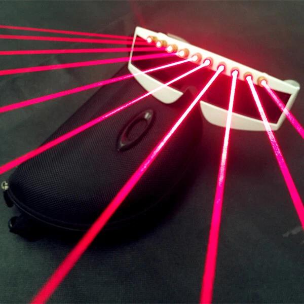 LED Flashing Laser Glasses Light Up Lighting Party Rave Dancing DJ Bar Nightclub - Image 4 of 4