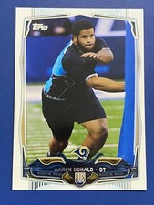 🏈 2014 Topps Football Base Card Rookie #424 Aaron DONALD 🏈