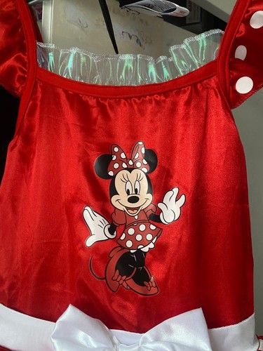 Minnie Mouse Red Costume Age 7-8 with Headband - Picture 3 of 7