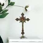 Standing Crucifix Jesus Crucifix for Livingroom Christian Decoration Chapel