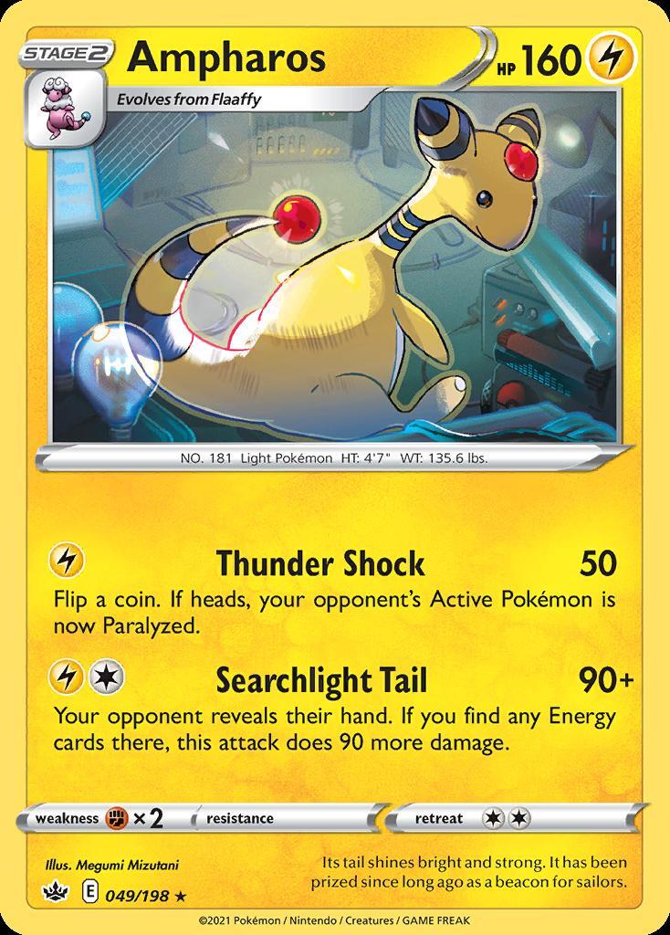 Pokemon Ampharos (49/280) Chilling Reign LP