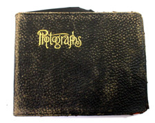 Antique Housh model 34-50 Black Photograph Album Scrapbook 31 pages No Photos