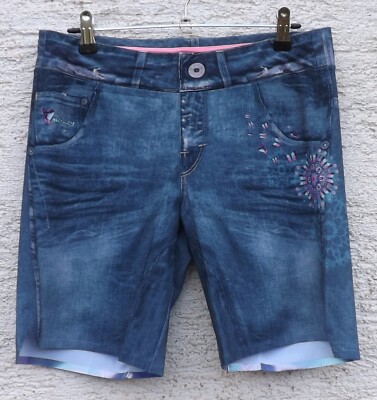 Crazy Idea Wonder Magic Short Women  elastische Shorts für Damen in Jeansoptik