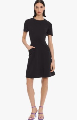 Donna Morgan Women's Dresses Jewel Neck Fit and Flare Dress | eBay Donna Morgan Women's Dresses Jewel Neck Fit and Flare Dress | eBay