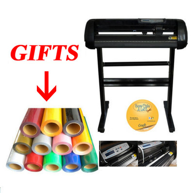 24'' Cutter Plotter Craftedge Software 3 yards T-shirt Heat Transfer Vinyl