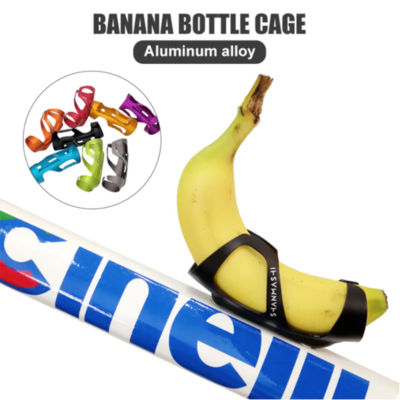 SMS Alloy Bicycle Banana Cage Holder MTB Road Bike Banana Water