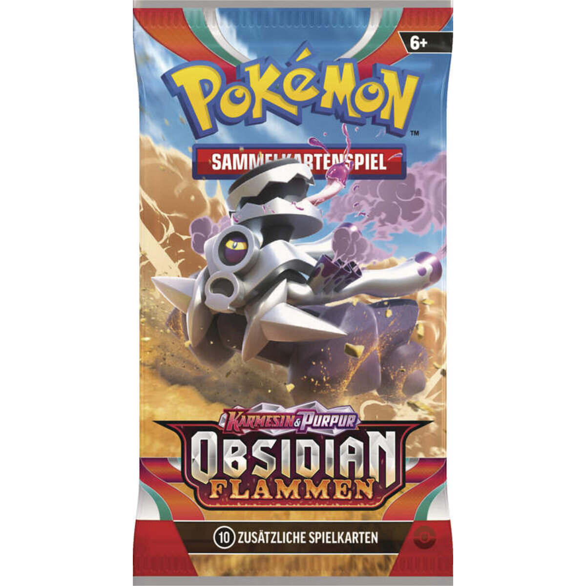Thumbnail - Pokemon Karmesin & Purpur - Obsidianflammen Booster, 1 Stück, Design