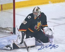 Dan Vladar Signed 8x10 Photo Calgary Flames Autographed COA