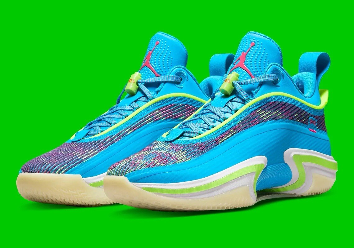 Nike Air Jordan 36 Low Luka PF Blue Green Mavericks DN4195